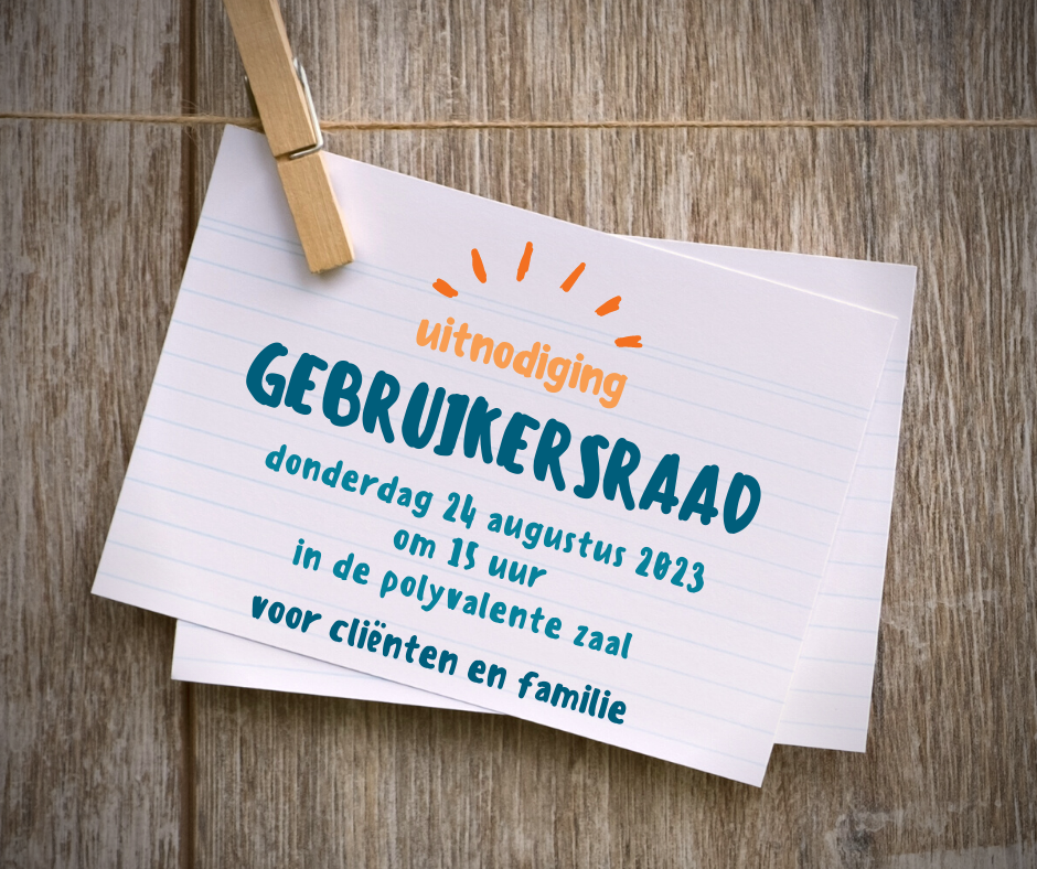 Gebruikersraad 24/08/2023